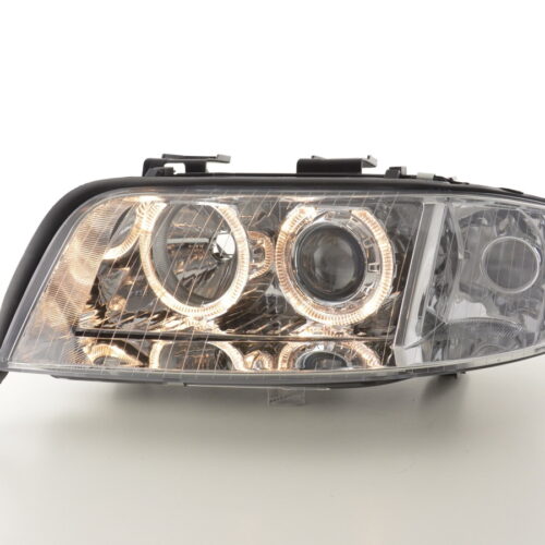 Scheinwerfer Angel Eyes Audi A6 Typ 4B  01-04 chrom