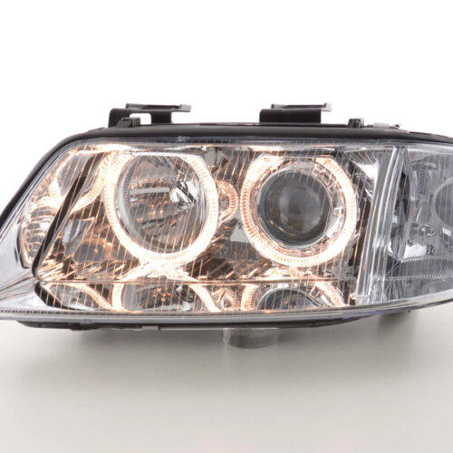 Scheinwerfer Angel Eyes Audi A6 Typ 4B  99-00 chrom