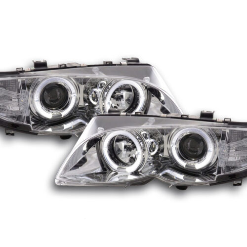 Scheinwerfer Set BMW 3er E46 Limo/Touring  02-05 chrom