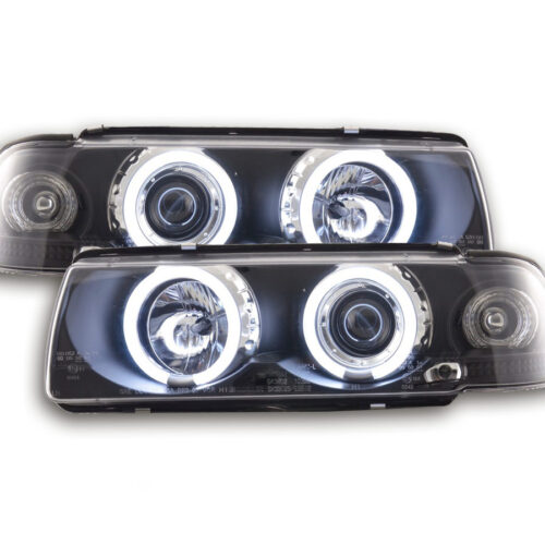 Scheinwerfer Set Angel Eyes CCFL BMW 3er E36 Coupe/Cabrio  92-98 schwarz