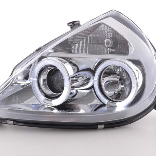 Scheinwerfer Set Angel Eyes Ford KA Typ RBT  96-08 chrom