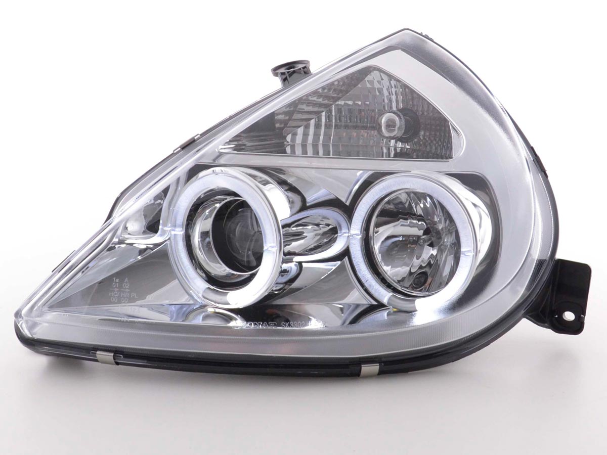 Scheinwerfer Set Angel Eyes Ford KA Typ RBT  96-08 chrom