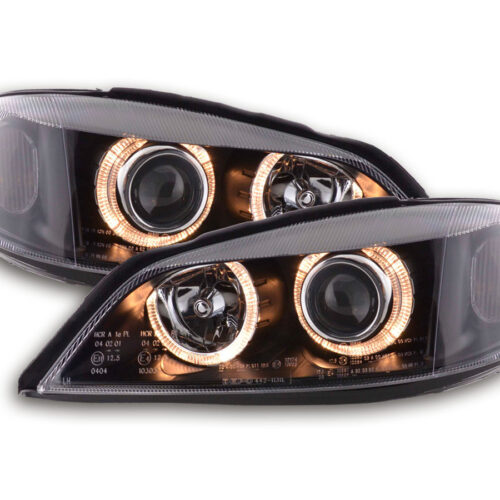 Scheinwerfer Set Angel Eyes Opel Astra G  98-03 schwarz