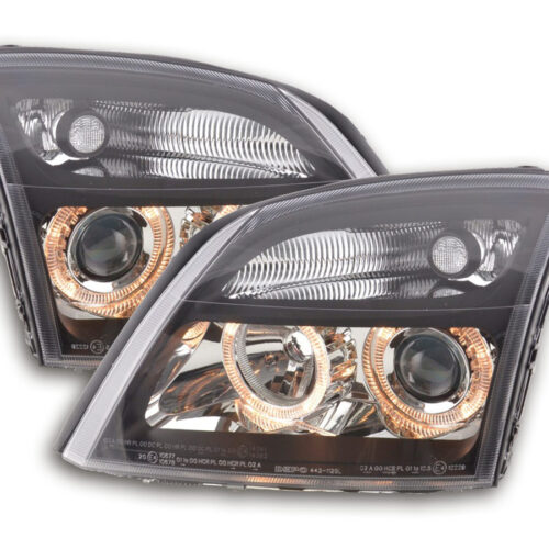 Scheinwerfer Set Angel Eyes Opel Vectra C  02-04 schwarz