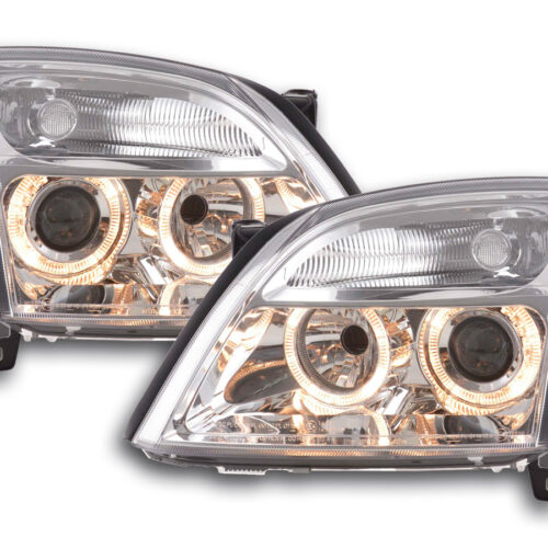 Scheinwerfer Set Angel Eyes Opel Vectra C  02-04 chrom