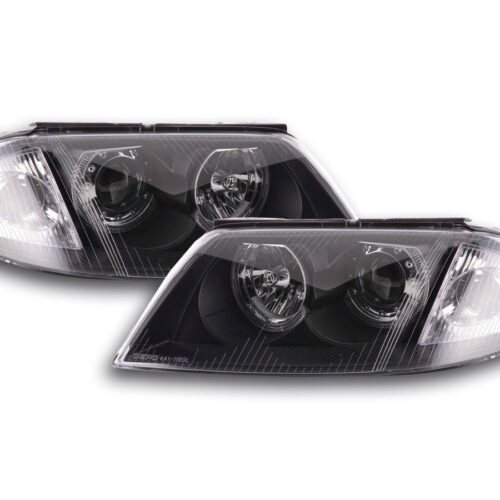 Scheinwerfer Set Angel Eyes VW Passat Typ 3BG  00-05 schwarz