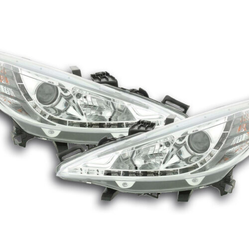 Scheinwerfer Set Daylight LED TFL-Optik Peugeot 207  06- chrom