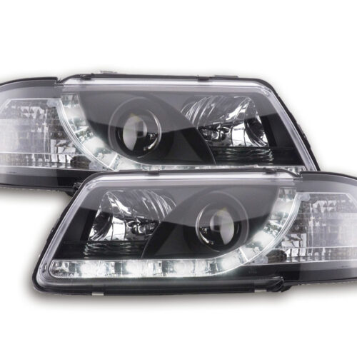 Scheinwerfer Set Daylight LED Tagfahrlicht Audi A3 Typ 8L  96-00 schwarz