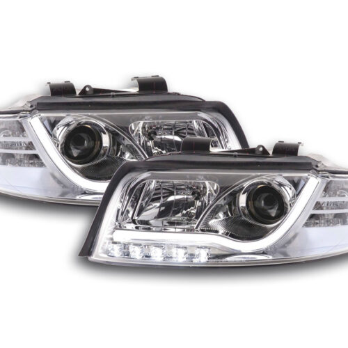 Scheinwerfer Set Daylight LED Tagfahrlicht Audi A4 Typ 8E  01-04 chrom