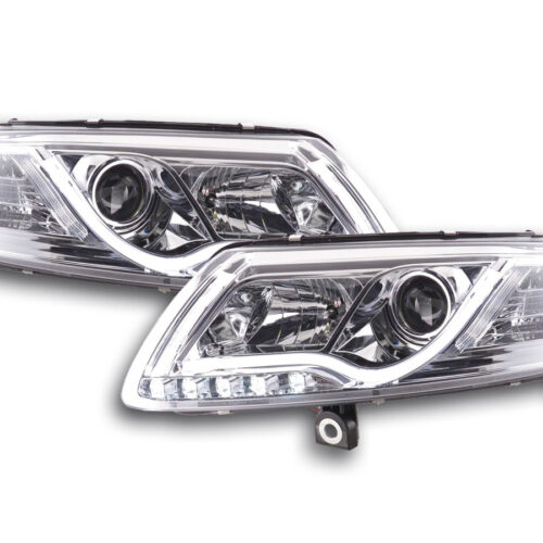 Scheinwerfer Set Xenon Daylight LED Tagfahrlicht Audi A6 4F  04-08 chrom