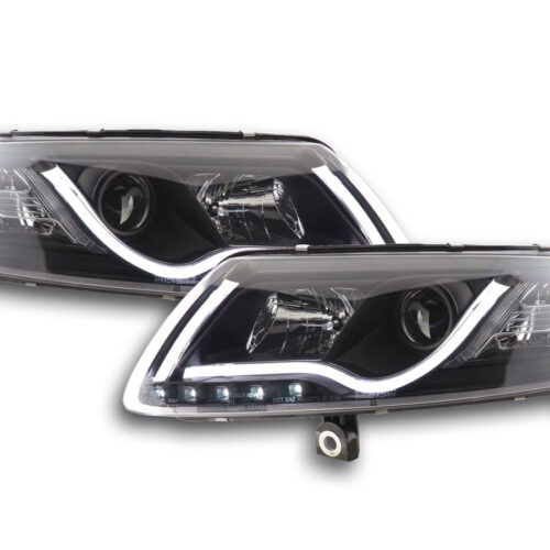 Scheinwerfer Set Xenon Daylight LED Tagfahrlicht Audi A6 4F  04-08 schwarz