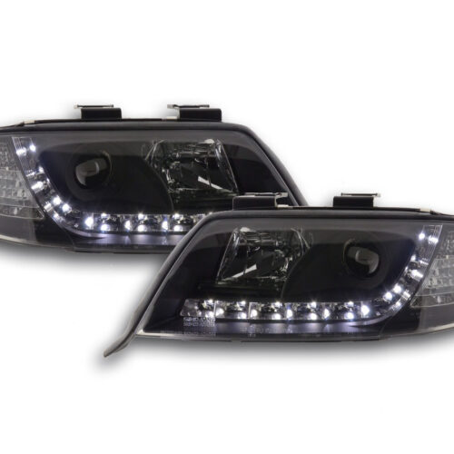 Scheinwerfer Set Daylight LED TFL-Optik Audi A6 Typ 4B  97-01 schwarz