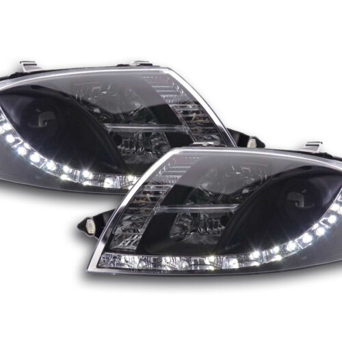 Scheinwerfer Set Daylight LED TFL-Optik Audi TT 8N  99-06 schwarz