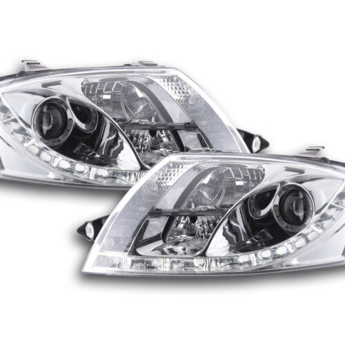 Scheinwerfer Set Daylight LED Tagfahrlicht Audi TT Typ 8N  98-06 chrom