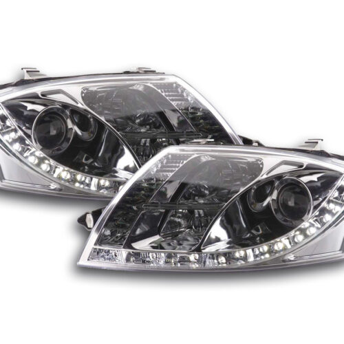 Scheinwerfer Set Daylight LED TFL-Optik Audi TT Typ 8N  99-05 chrom