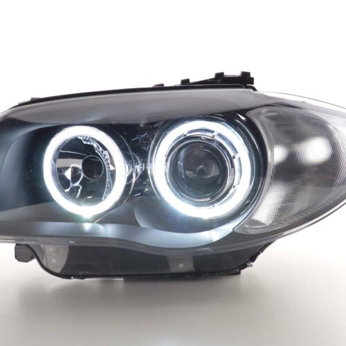 Scheinwerfer Set Daylight LED TFL-Optik BMW 1er E81/E87  04- schwarz