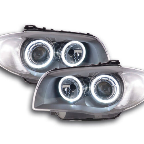 Scheinwerfer Set Daylight LED TFL-Optik BMW 1er E81/E87, grau