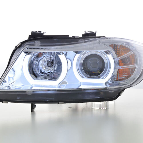 Scheinwerfer Set Xenon Daylight LED TFL-Optik BMW 3er E90/E91  05-08 chrom