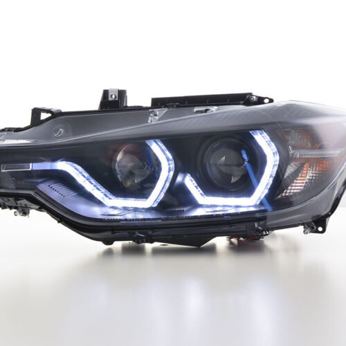 Scheinwerfer Set Daylight LED Tagfahrlicht BMW 3er F30/F31 Limo/Touring  11-15 schwarz