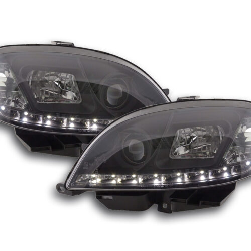 Scheinwerfer Set Daylight LED TFL-Optik Citroen Saxo  00-02 schwarz