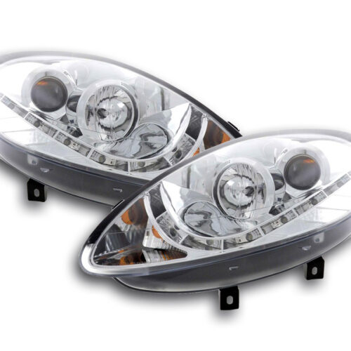 Scheinwerfer Set Daylight LED TFL-Optik Fiat Bravo Typ 198  07- chrom