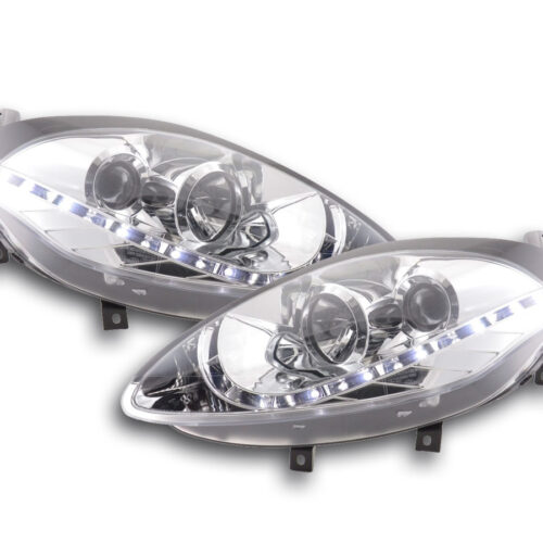 Scheinwerfer Set Daylight LED TFL-Optik Fiat Bravo Typ 198  07- chrom