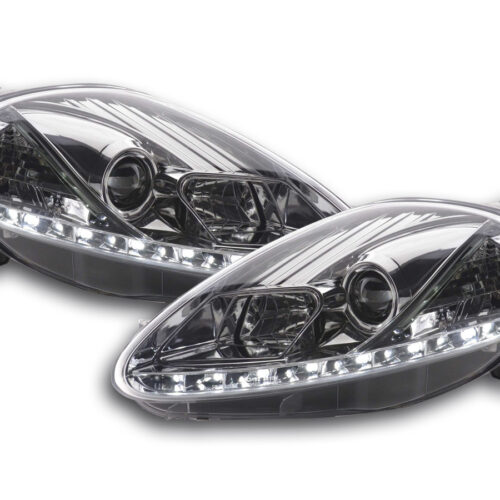 Scheinwerfer Set Daylight LED Tagfahrlicht Fiat Grande Punto 199  05-08 chrom