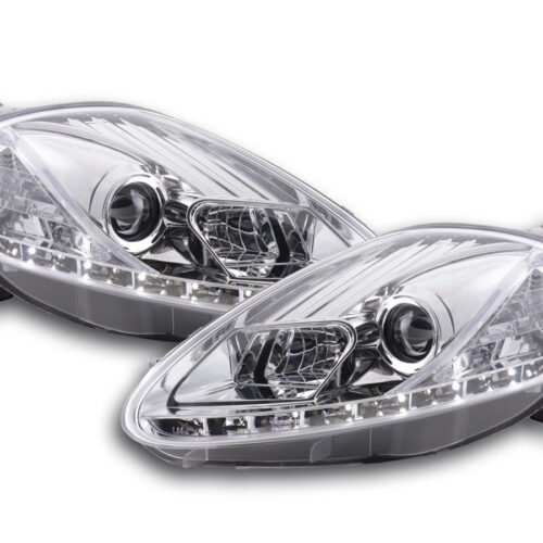 Scheinwerfer Set Daylight LED TFL-Optik Fiat Grande Punto Typ 199  05-08 chrom