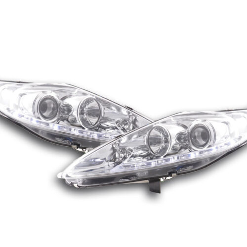 Scheinwerfer Set Daylight LED TFL-Optik Ford Fiesta  08-12 chrom