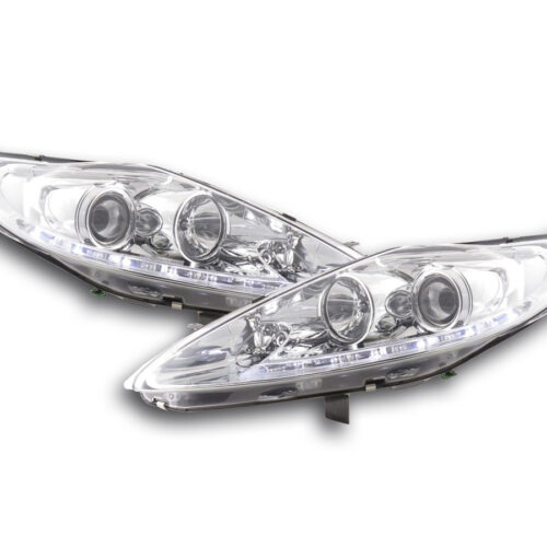 Scheinwerfer Set Daylight LED TFL-Optik Ford Fiesta  08-12 chrom