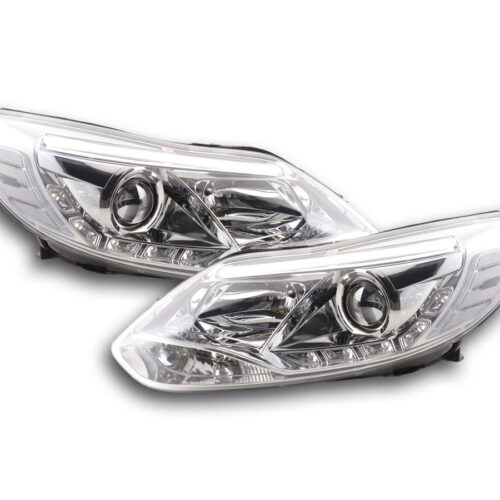 Scheinwerfer Set Daylight LED TFL-Optik Ford Focus 3  2010- chrom