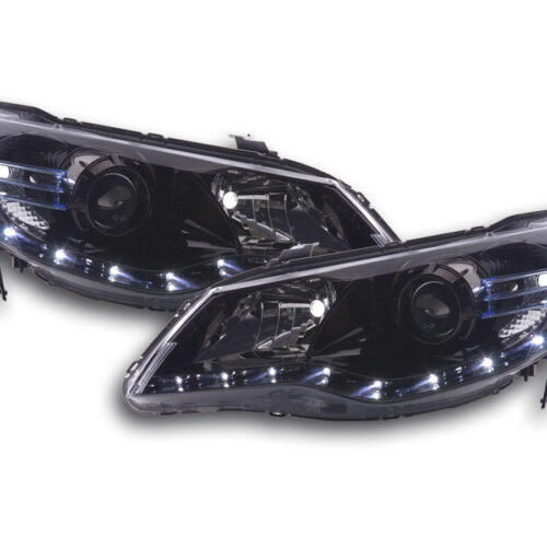 Scheinwerfer Set Daylight LED TFL-Optik Honda Civic Hybrid  07- schwarz