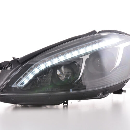 Scheinwerfer Set Xenon Daylight LED TFL-Optik Mercedes-Benz S-Klasse (221)  05-09 schwarz