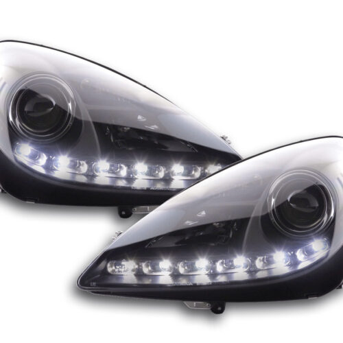 Scheinwerfer Set Daylight LED TFL-Optik Mercedes SLK 171  04-11 schwarz