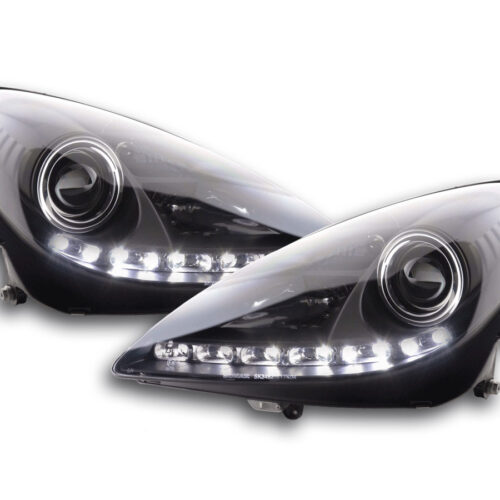 Scheinwerfer Xenon Set Daylight LED TFL-Optik Mercedes SLK R171  04-11 schwarz