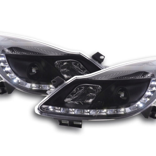 Scheinwerfer Set Daylight LED TFL-Optik Opel Corsa D  06- schwarz