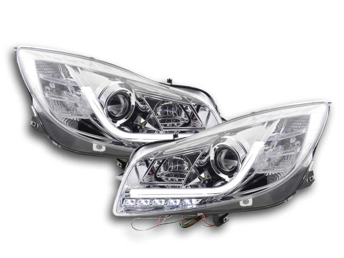 Scheinwerfer Set Daylight LED Tagfahrlicht Opel Insignia  08-13 chrom