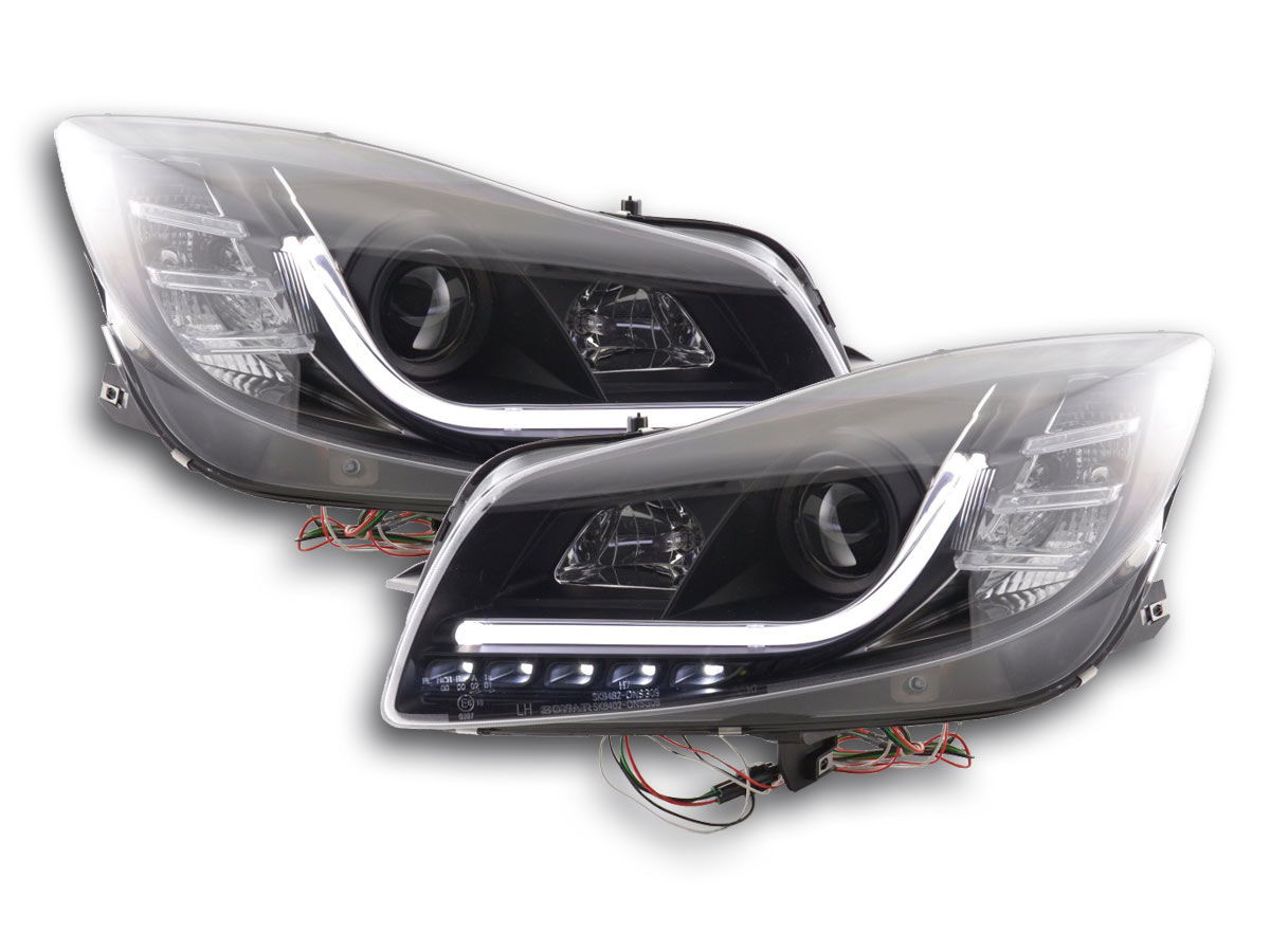 Scheinwerfer Set Daylight LED Tagfahrlicht Opel Insignia  08-13 schwarz