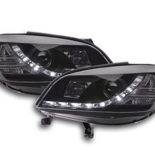 Scheinwerfer Set Daylight LED TFL-Optik Opel Zafira A  99-04 schwarz