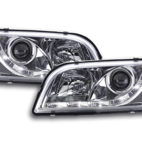 Scheinwerfer Set Daylight LED TFL-Optik Volvo S40/V40 Typ V  96-04 chrom