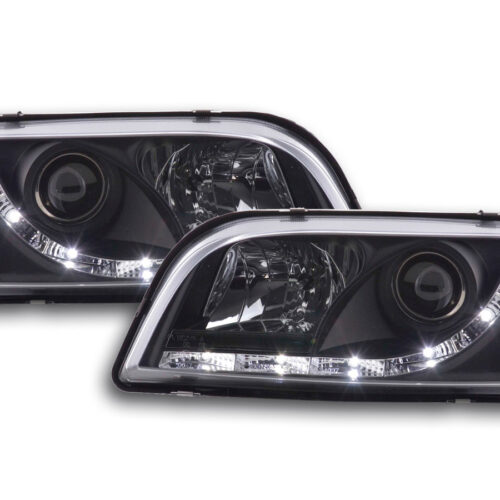 Scheinwerfer Set Daylight LED TFL-Optik Volvo S40/V40 Typ V  96-04 schwarz