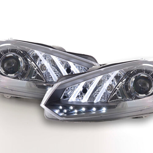 Scheinwerfer Set Daylight LED TFL-Optik VW Golf 6  08- schwarz