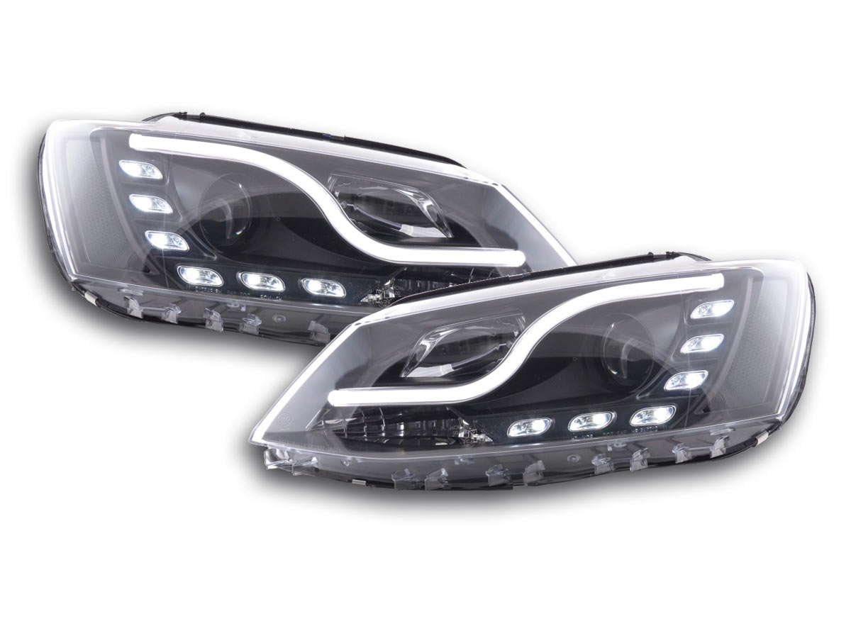 Scheinwerfer Set Daylight LED Tagfahrlicht VW Jetta 6  11- schwarz