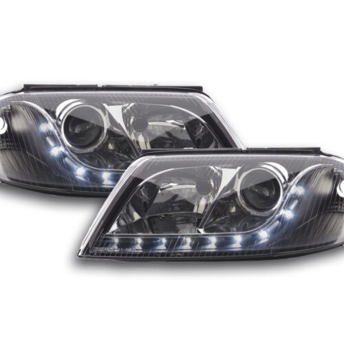 Scheinwerfer Set Daylight LED TFL-Optik VW Passat Typ 3BG  00-05 schwarz