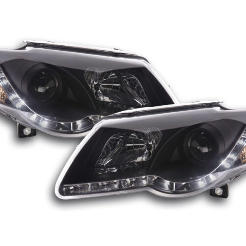 Scheinwerfer Set Daylight LED TFL-Optik VW Passat Typ 3C  05- schwarz