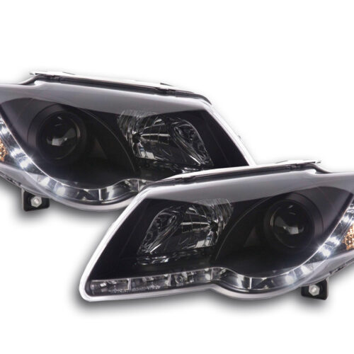 Scheinwerfer Set Daylight LED TFL-Optik VW Passat Typ 3C  05- schwarz