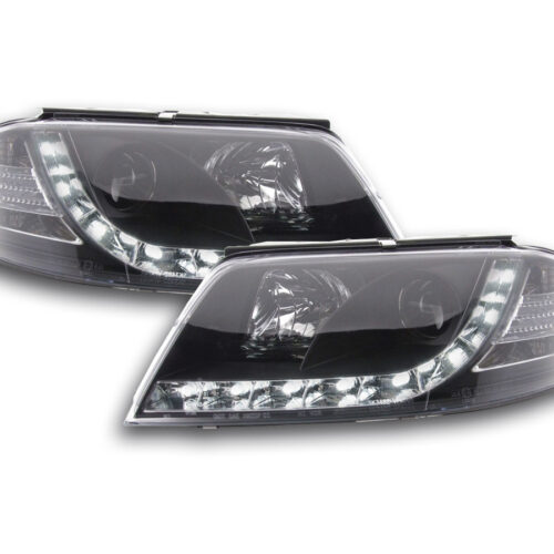 Scheinwerfer Set Daylight LED Tagfahrlicht VW Passat Typ 3BG  00-05 schwarz