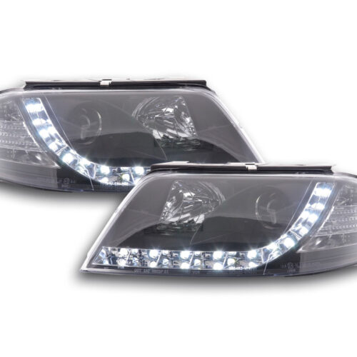 Scheinwerfer Set Daylight LED TFL-Optik VW Passat Typ 3BG  00-05 schwarz für Rechtslenker