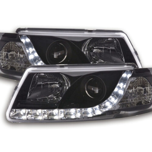 Scheinwerfer Set Daylight LED TFL-Optik VW Passat Typ 3B  97-00 schwarz