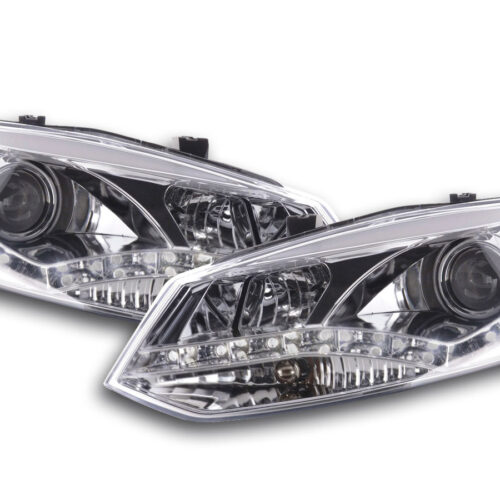 Scheinwerfer Set Daylight LED TFL-Optik VW Polo Typ 6R  2010- chrom